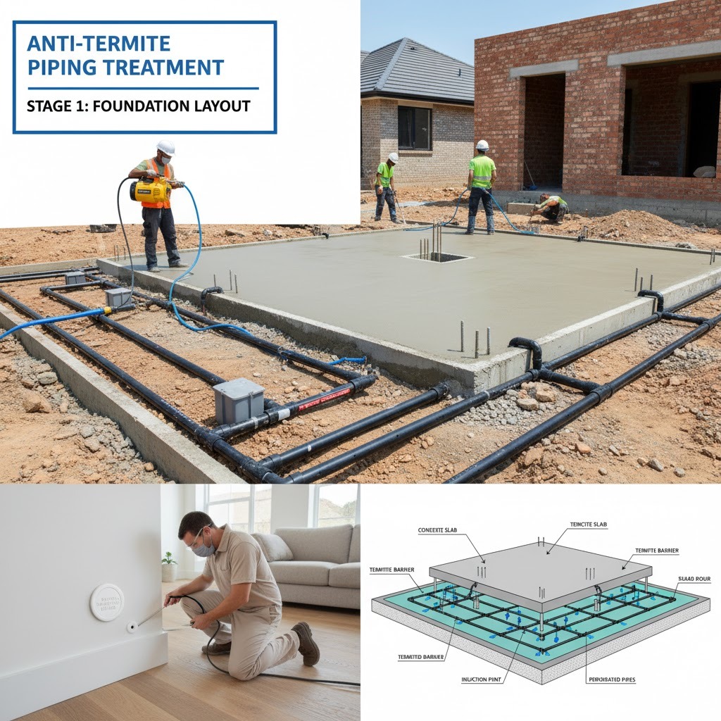 Anti-Termite Piping Treatment